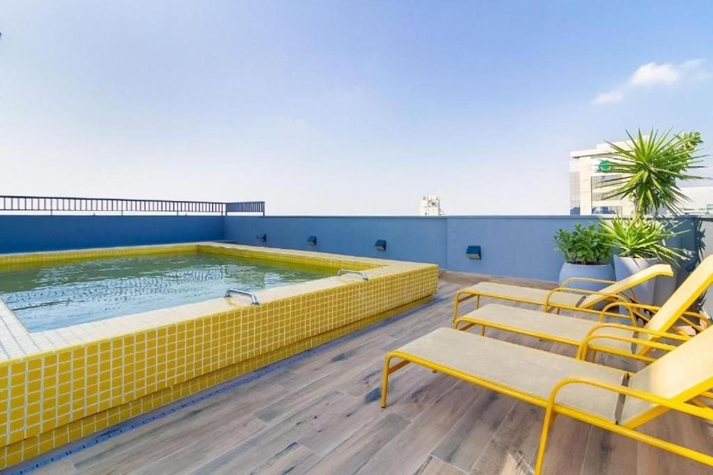 Oasis Urbano: Studio Deslumbrante Com Piscina Na Cobertura By Dabra House- Vn 03 São Paulo Exterior photo